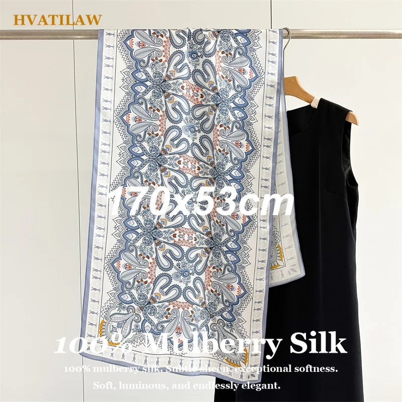 2026 100% Real Mulberry Silk Fashion Foulard Luxury Designer Paisley Print 170x53cm for Summer for Luxury Ultra Soft Thin Shawl
2026 100% Real Mulberry Silk Fashion Foulard Luxury Designer Paisley Print 170x53cm for Summer for Luxury Ultra Soft Thin Shawl