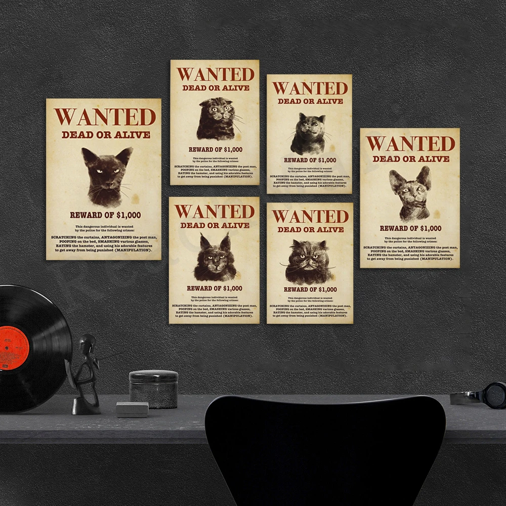 Cat Wanted Poster, Sphinx, Bengal, Persian, British Shorthair, Scottish Fold Wanted Poster, Pet Portrait Cat, Western Poster
Cat Wanted Poster, Sphinx, Bengal, Persian, British Shorthair, Scottish Fold Wanted Poster, Pet Portrait Cat, Western Poster