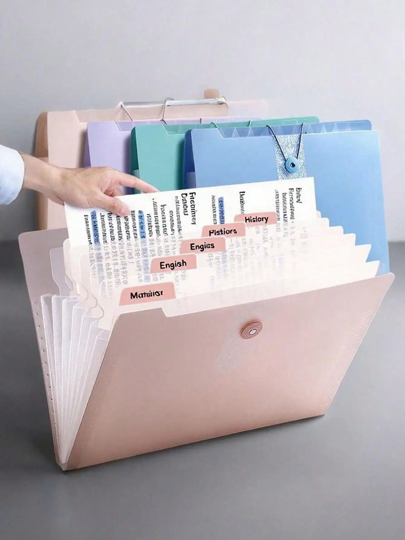 Five-Frame Organ Bag Folder Student Test Paper Clip Cute Transparent Classification Storage A4 Multi-Layer Storage Bag 1pc
Five-Frame Organ Bag Folder Student Test Paper Clip Cute Transparent Classification Storage A4 Multi-Layer Storage Bag 1pc