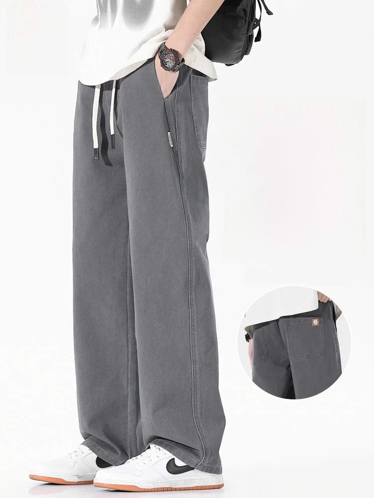 Мужские рабочие брюки из чистого хлопка, весна-осень, свободные прямые повседневные брюки, стильные, для подростков, в американском стиле, для отдыха...
Мужские рабочие брюки из чистого хлопка, весна-осень, свободные прямые повседневные брюки, стильные, для подростков, в американском стиле, для отдыха...