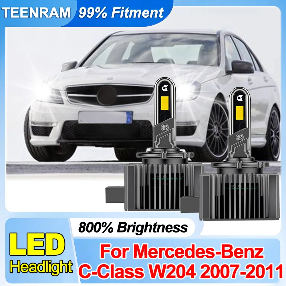 D1S LED Car Headlight Bulbs Kit 30000LM HID 1:1 Original Design CSP Chip For Mercedes-Benz C-Class W204 2007 2008 2009 2010 2011
D1S LED Car Headlight Bulbs Kit 30000LM HID 1:1 Original Design CSP Chip For Mercedes-Benz C-Class W204 2007 2008 2009 2010 2011