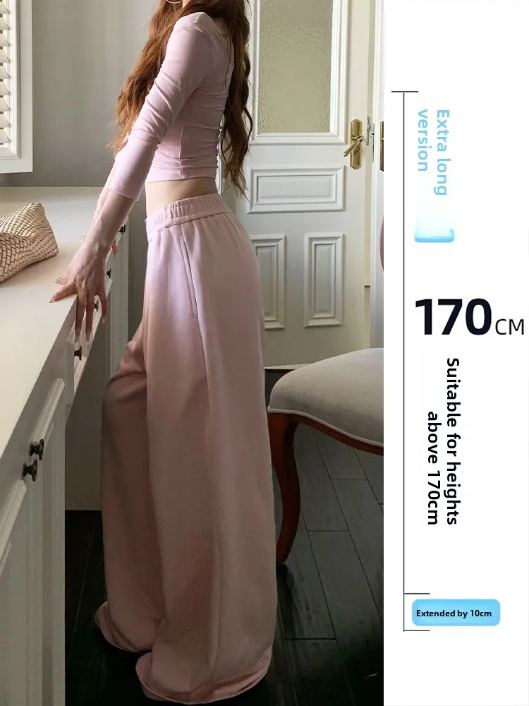 High Waist Wide Leg Sweatpants Women's Spring Early Loose Feel Can Be Tied Walking Casual Pants Comfortable Straight Cut Pants
High Waist Wide Leg Sweatpants Women's Spring Early Loose Feel Can Be Tied Walking Casual Pants Comfortable Straight Cut Pants