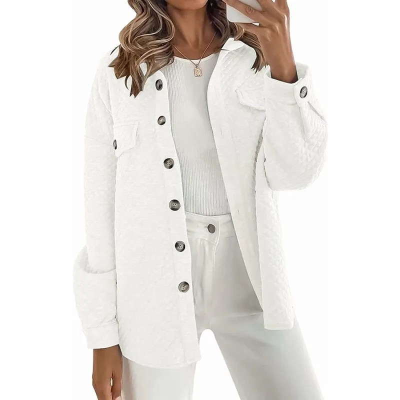 2023 New Autumn and Winter Fashion Solid Color POLO Collar Diamond Patchwork Long Sleeved Temperament Women's Lightweight Jacket
2023 New Autumn and Winter Fashion Solid Color POLO Collar Diamond Patchwork Long Sleeved Temperament Women's Lightweight Jacket