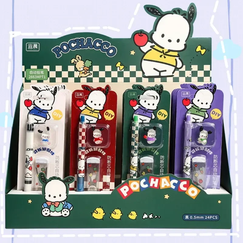 2024 New 24pcs Sanrio Cartoon 0.5mm Mobile Pencil Lead Set Pochacco Kuromi Diy Chip Mobile Pencil Press Pencil Wholesale
2024 New 24pcs Sanrio Cartoon 0.5mm Mobile Pencil Lead Set Pochacco Kuromi Diy Chip Mobile Pencil Press Pencil Wholesale