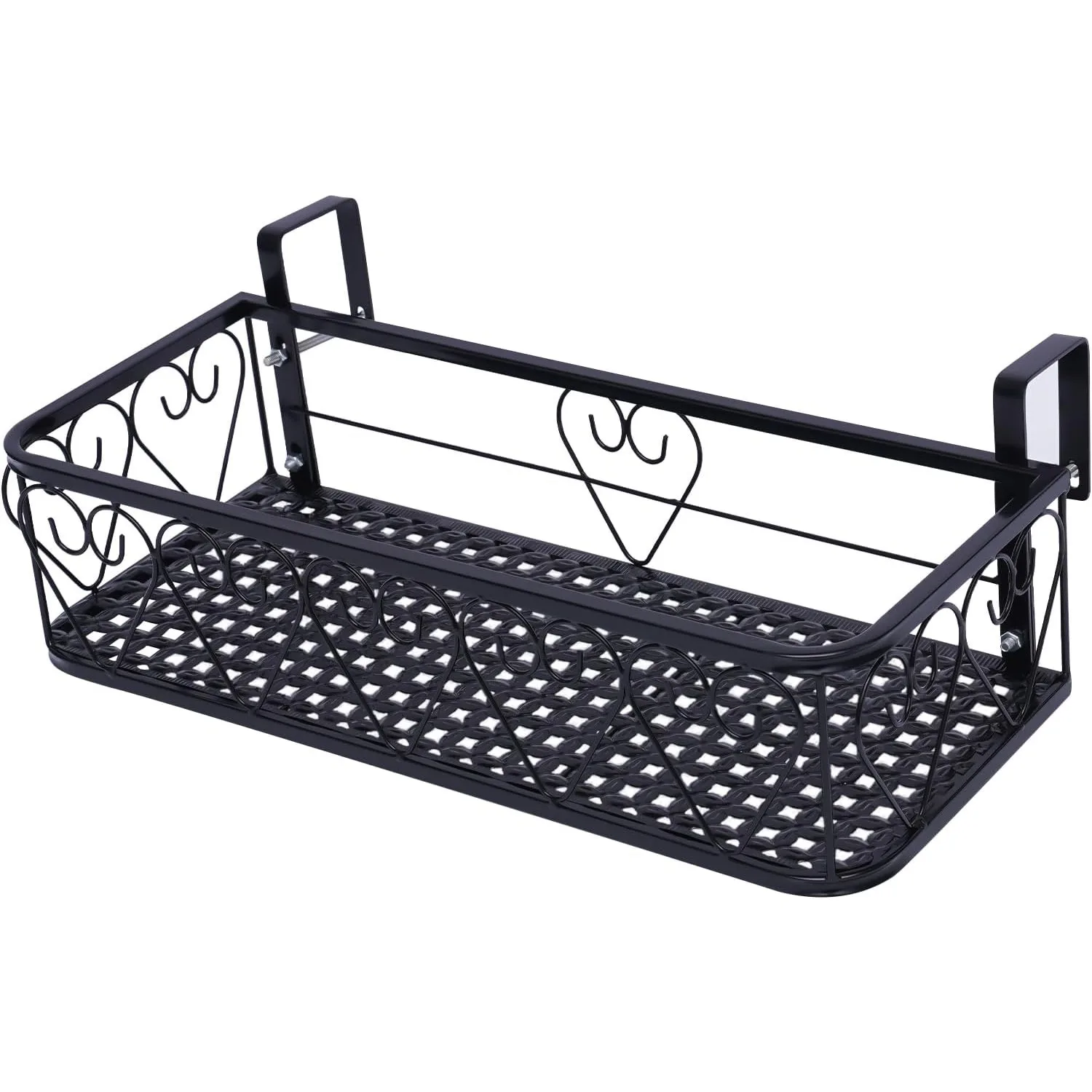 Floating Garden Railing Planter Shelf Balcony Hanging Flower Rack Basket with Hooks,Decorative Window Flower Pot Stand for Patio
Floating Garden Railing Planter Shelf Balcony Hanging Flower Rack Basket with Hooks,Decorative Window Flower Pot Stand for Patio