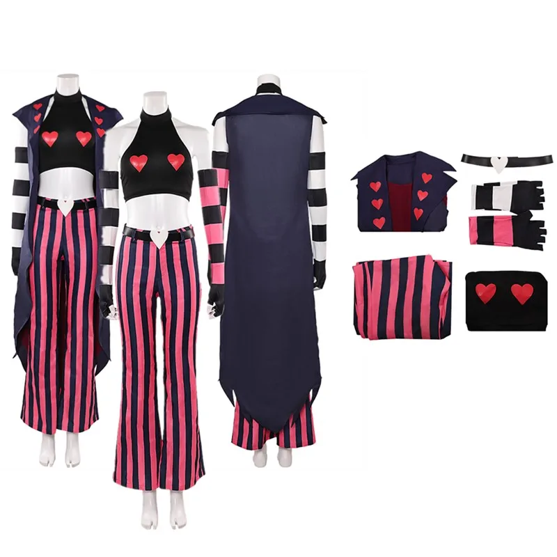 Бархатный костюм для косплея, мультяшный отель, фантазия, женский жилет для ролевых игр, брюки, перчатки, наряды, маскировка на Хэллоуин, карнавальный костюм для вечеринки
Бархатный костюм для косплея, мультяшный отель, фантазия, женский жилет для ролевых игр, брюки, перчатки, наряды, маскировка на Хэллоуин, карнавальный костюм для вечеринки