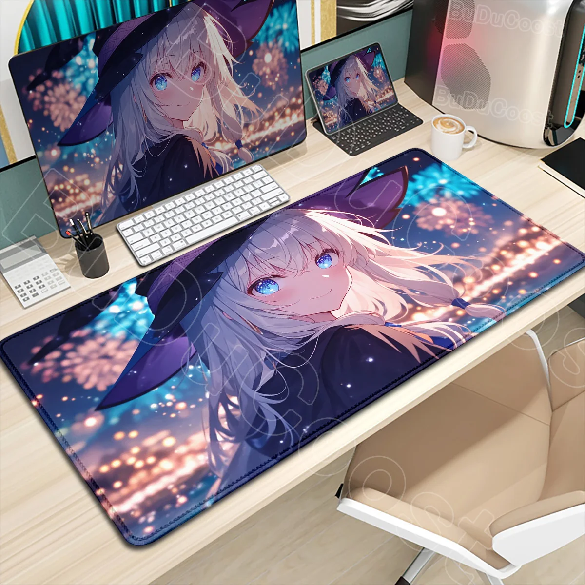 HD Printing Anime Wandering Witch The Journey of Elaina Mousepad XXL Game Mouse Pad Lock Edge Computer Rubber Keyboard Table Mat
HD Printing Anime Wandering Witch The Journey of Elaina Mousepad XXL Game Mouse Pad Lock Edge Computer Rubber Keyboard Table Mat