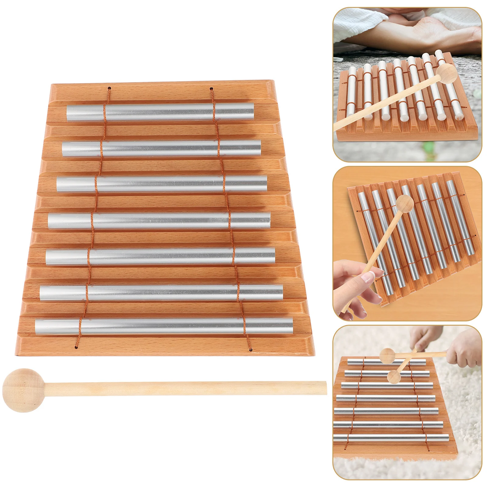 1Set Wooden Percussion Chimes 7 Tone Bell Classroom Instrument for Kids Music Teaching Learning Therapy Meditation
1Set Wooden Percussion Chimes 7 Tone Bell Classroom Instrument for Kids Music Teaching Learning Therapy Meditation