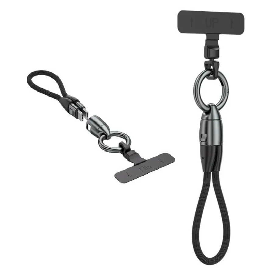 2-in- Phone Lanyard with Charging Cable Crossbody Neck Wrist Strap 240W 5A Type C Anti-Theft Anti-Drop Anti-Lost Tether Compati
2-in- Phone Lanyard with Charging Cable Crossbody Neck Wrist Strap 240W 5A Type C Anti-Theft Anti-Drop Anti-Lost Tether Compati