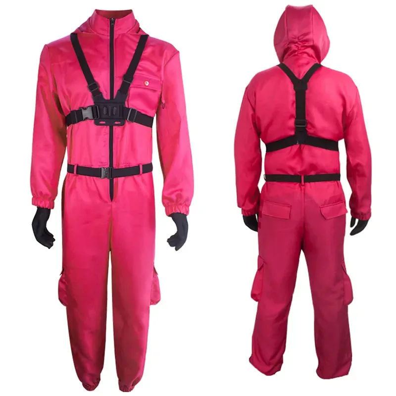 Cosplay Costume for Role Play Party Korean TV Series Role Costume Props Long Sleeved Solid Color Red Jumpsuit Cosplay Clothing
Cosplay Costume for Role Play Party Korean TV Series Role Costume Props Long Sleeved Solid Color Red Jumpsuit Cosplay Clothing