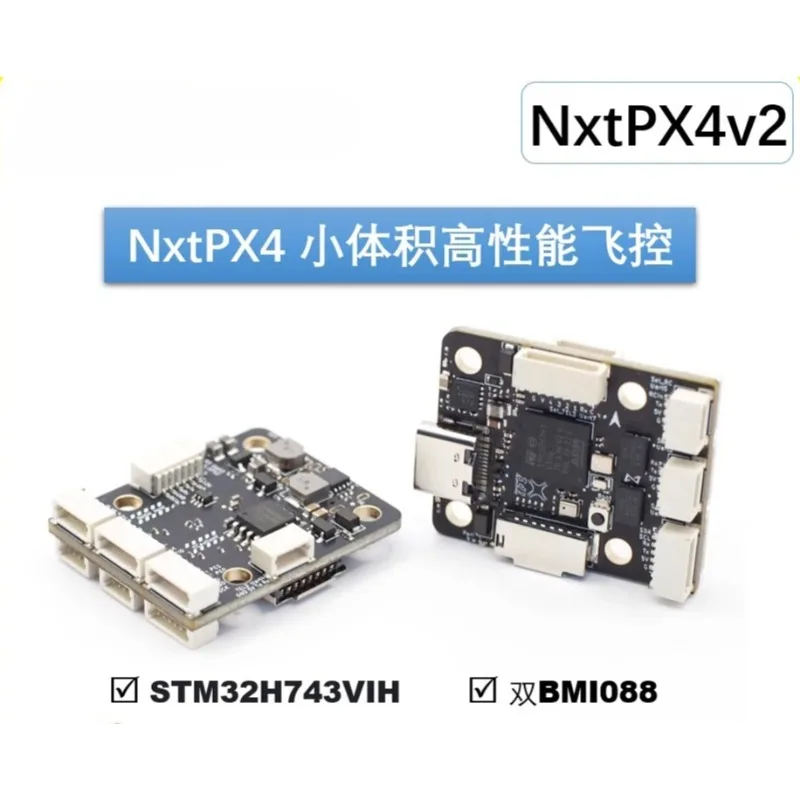 Nxt PX4 V2 Flight Controller H7 FC 2-5S 20mm Mounting Open Source Compact High Performance for RC FPV Racing Drone Parts
Nxt PX4 V2 Flight Controller H7 FC 2-5S 20mm Mounting Open Source Compact High Performance for RC FPV Racing Drone Parts