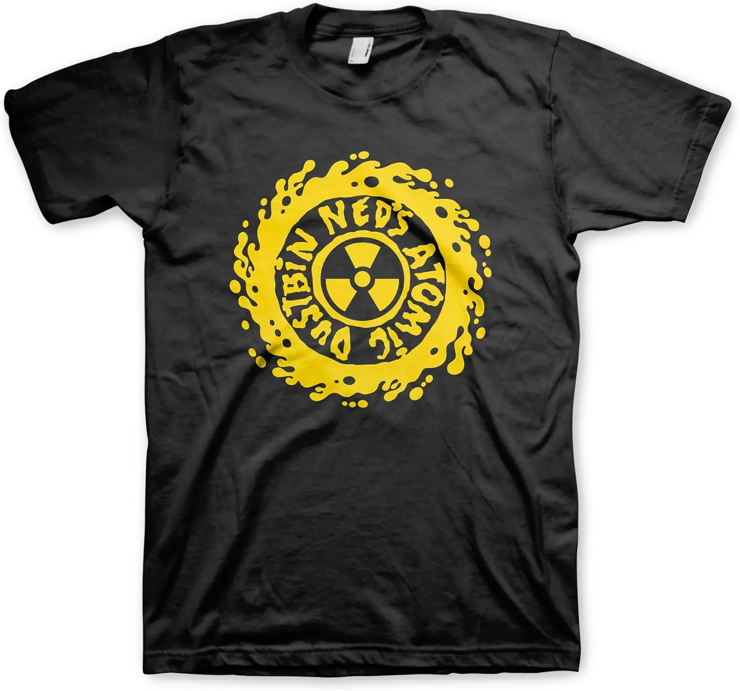 Мужская черная футболка с коротким рукавом Ned's Atomic Dustbin Gold Logo, футболки с графическим рисунком английской рок-группы
Мужская черная футболка с коротким рукавом Ned's Atomic Dustbin Gold Logo, футболки с графическим рисунком английской рок-группы
