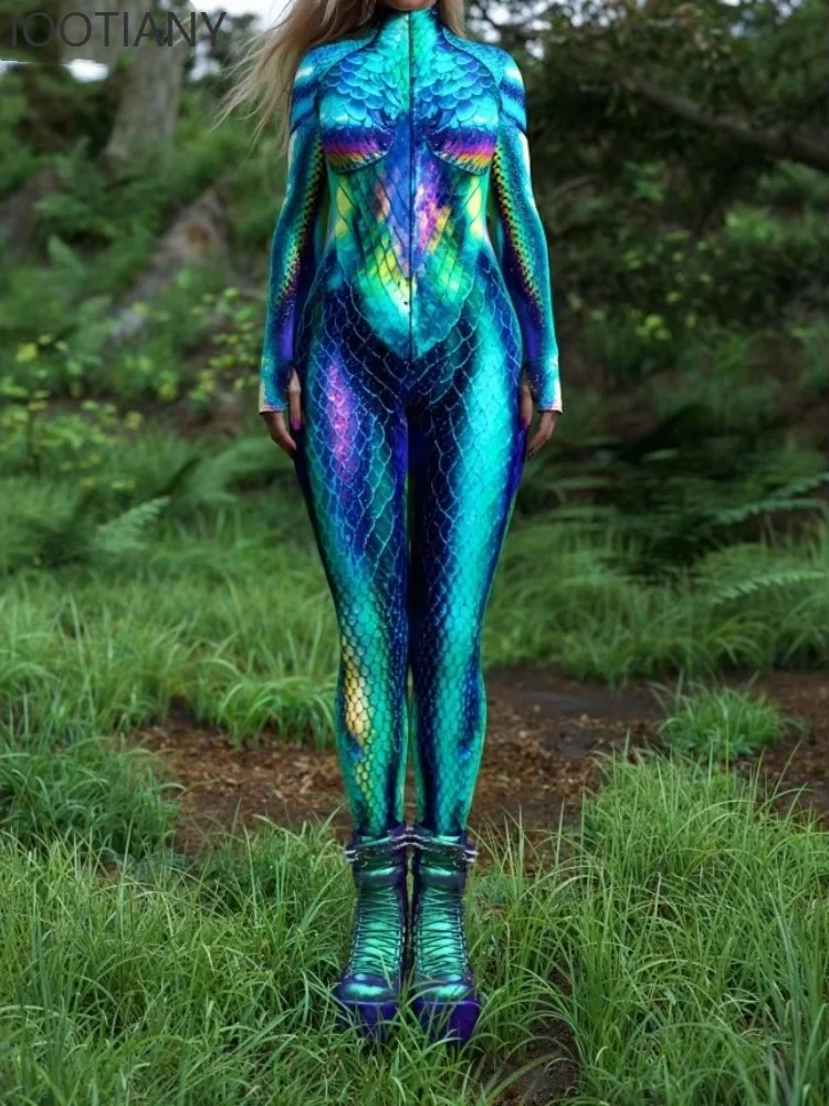 2025 New Sexy Snake Print Jumpsuit Colorful Party Morphsuit Holiday Party Forest Theme Front Zipper Zentai Suits Rave Outfits
2025 New Sexy Snake Print Jumpsuit Colorful Party Morphsuit Holiday Party Forest Theme Front Zipper Zentai Suits Rave Outfits