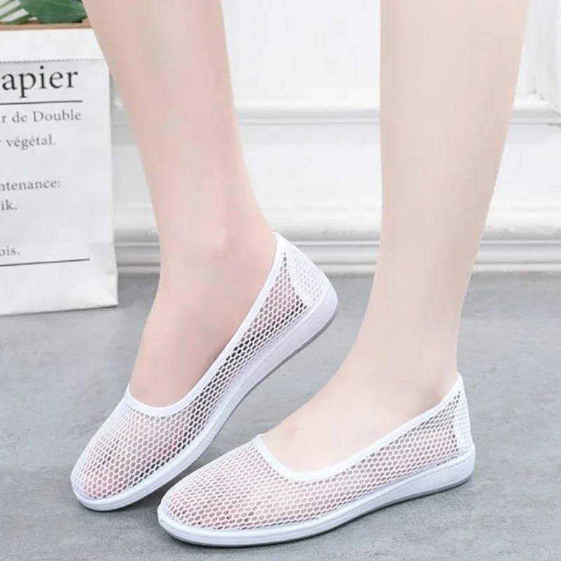 Casual Slip On Mesh Breathable Woman Footwear Sale High Quality 39 Daily Routine Walking Aesthetic Deals Light Shoes for Women
Casual Slip On Mesh Breathable Woman Footwear Sale High Quality 39 Daily Routine Walking Aesthetic Deals Light Shoes for Women