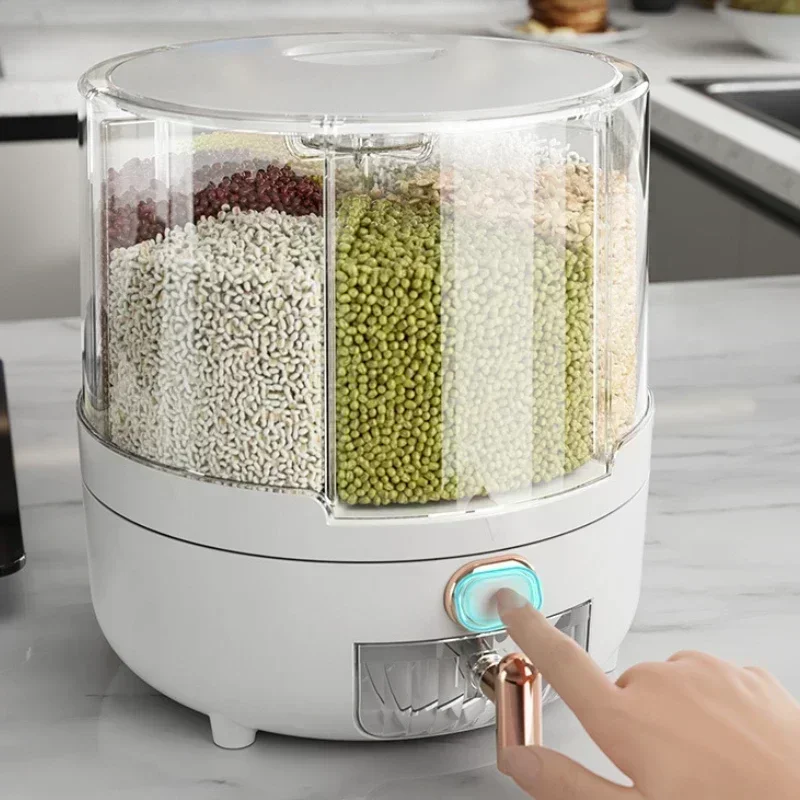 Bucket Household Rotating Sealed Insect-proof and Moisture-proof Grain Box Kitchen Six Accessory Storage Food-grade Decimeter
Bucket Household Rotating Sealed Insect-proof and Moisture-proof Grain Box Kitchen Six Accessory Storage Food-grade Decimeter
