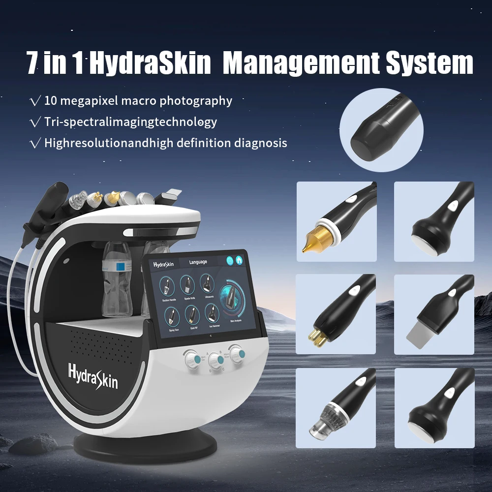 【50% OFF】Clinic-grade HydraSkin Device for Home Use - CE Certified Skin Care Solution smart skin analyzer machine
【50% OFF】Clinic-grade HydraSkin Device for Home Use - CE Certified Skin Care Solution smart skin analyzer machine