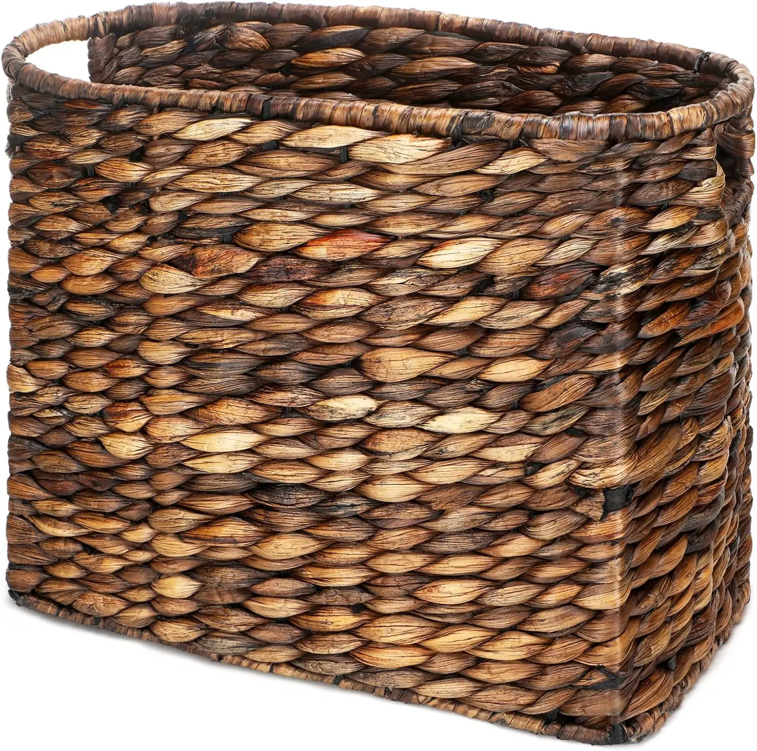 Tall Narrow Woven Seagrass Magazine Basket Holder for Books, Newspapers, Files - Handmade Storage for Bathroom, Home Office
Tall Narrow Woven Seagrass Magazine Basket Holder for Books, Newspapers, Files - Handmade Storage for Bathroom, Home Office