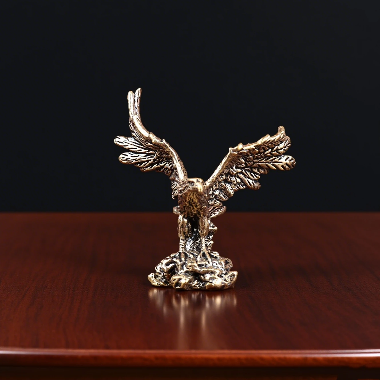 Vintage Solid Brass Eagle Figurine - Feng Shui Wealth & Ambition Desktop Decor for Home/Office, Collectible Art Ornament & Gift
Vintage Solid Brass Eagle Figurine - Feng Shui Wealth & Ambition Desktop Decor for Home/Office, Collectible Art Ornament & Gift