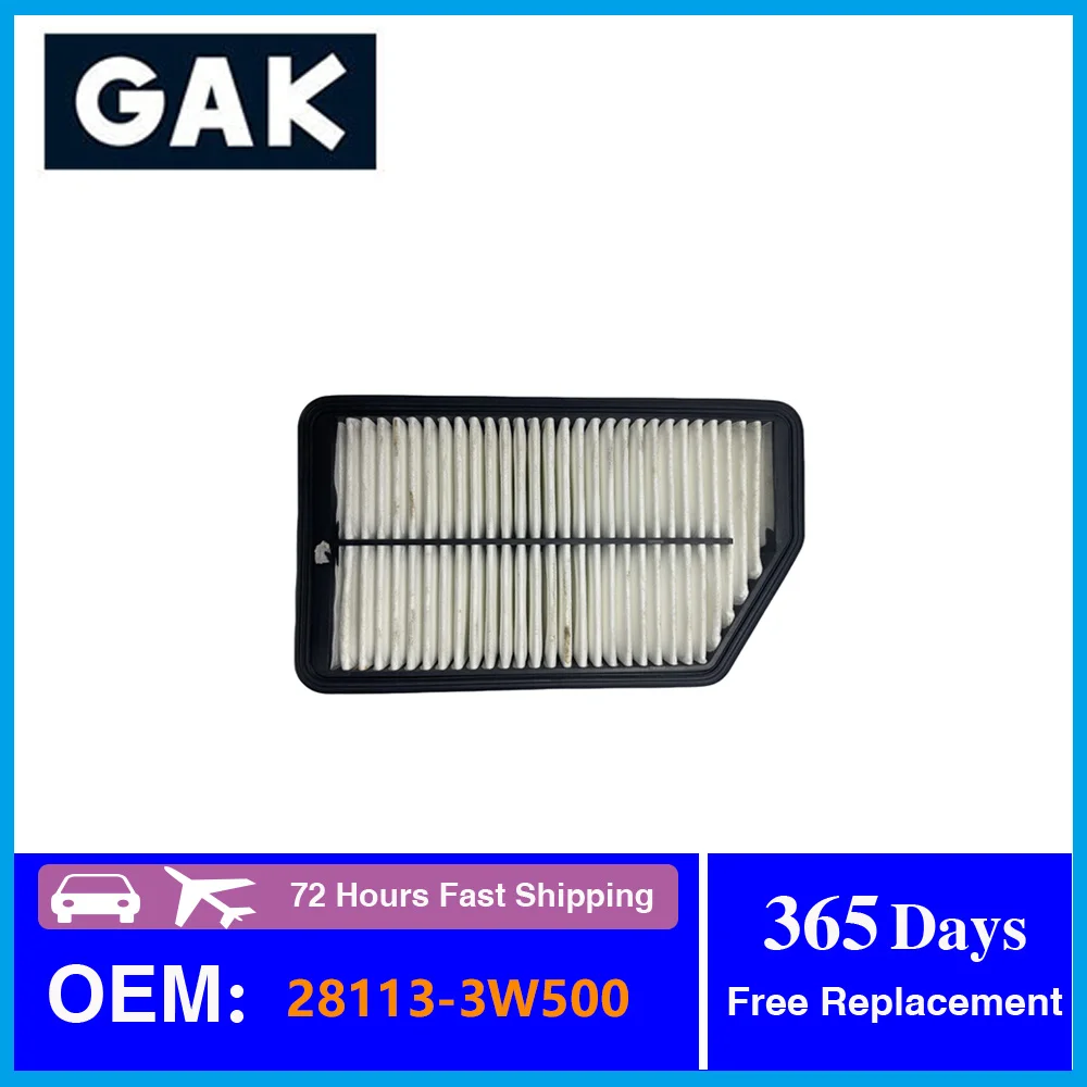 GAK Air Filter 28113-3W500 281133W500 For Kia Sportage 2012-2013 Car Replacement Parts
GAK Air Filter 28113-3W500 281133W500 For Kia Sportage 2012-2013 Car Replacement Parts