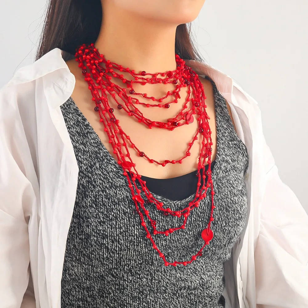 Trendy Multi-layer Pearl Choker Necklace Vintage Elegant Long Sweater Chain Luxury Wedding Jewelry Pearl Beads Chain
Trendy Multi-layer Pearl Choker Necklace Vintage Elegant Long Sweater Chain Luxury Wedding Jewelry Pearl Beads Chain