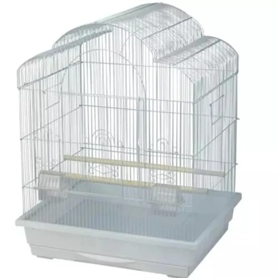 Triple Top Bird Cage 25 x 21 x 30 Powder-Coated Non-Toxic Spacious Cage for Cockatiels Finches Parakeets Canaries and Similar B
Triple Top Bird Cage 25 x 21 x 30 Powder-Coated Non-Toxic Spacious Cage for Cockatiels Finches Parakeets Canaries and Similar B