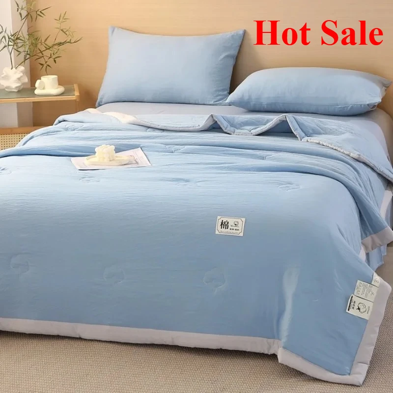 2025 7A antibacterial washed cotton summer quilt air conditioner quilt pure cotton quilt machine washable
2025 7A antibacterial washed cotton summer quilt air conditioner quilt pure cotton quilt machine washable
