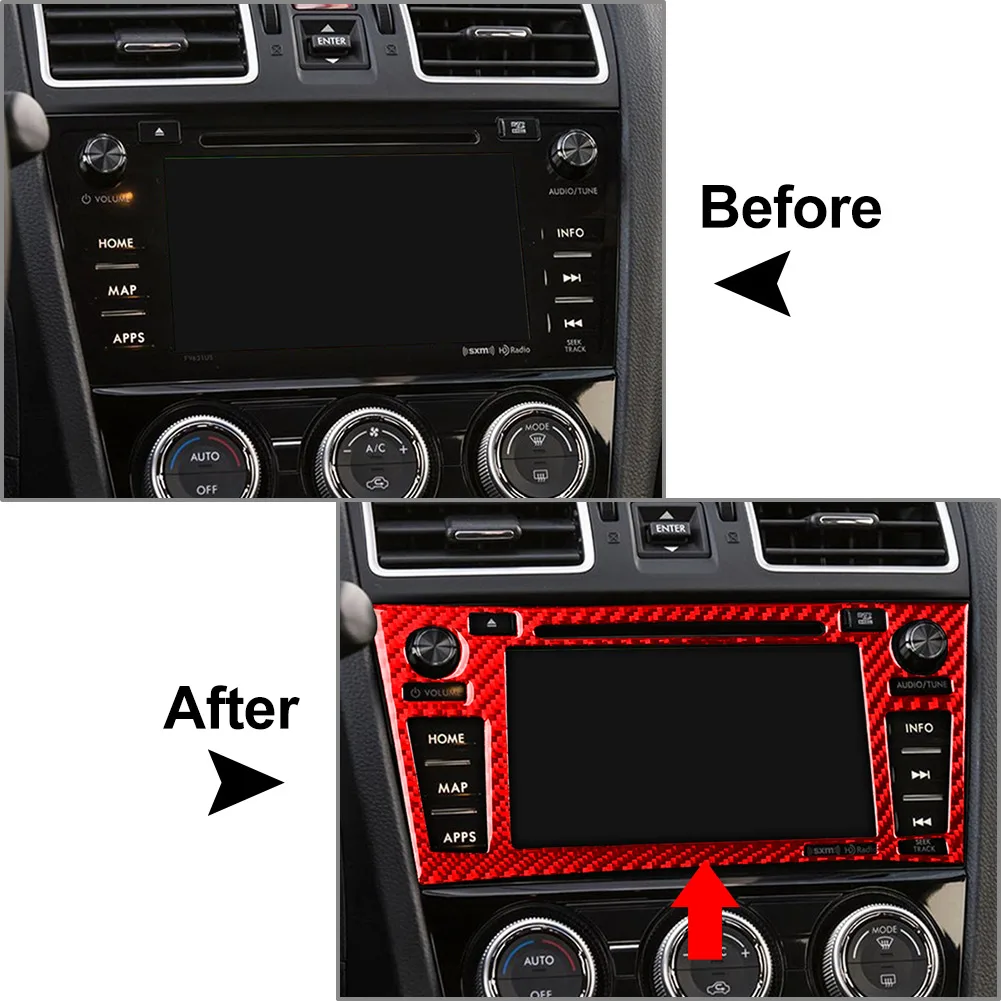 LHD Car Navigation Screen Panel Cover Self-Adhesive Trim For Subaru WRX Saloon 2015-2021
LHD Car Navigation Screen Panel Cover Self-Adhesive Trim For Subaru WRX Saloon 2015-2021