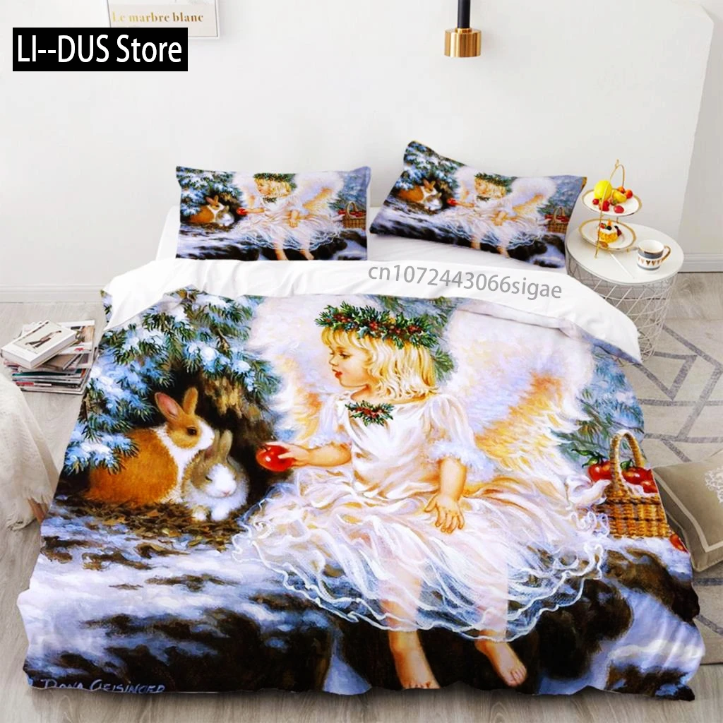 Angel Oil Painting Bedding Set European Retro Oil Painting Artwork Duvet Cover Quilt Cover For Women Kids Bedroom Decorations
Angel Oil Painting Bedding Set European Retro Oil Painting Artwork Duvet Cover Quilt Cover For Women Kids Bedroom Decorations