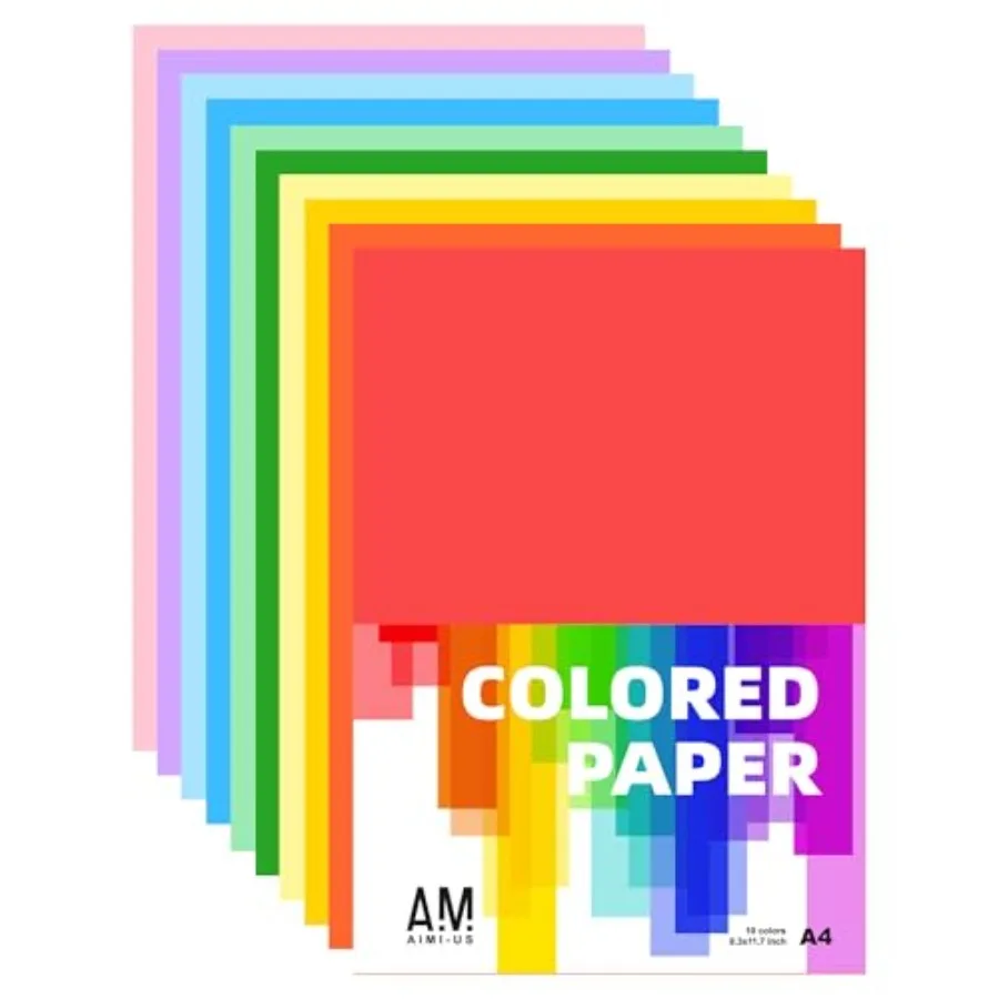 Assorted Colors Bulk for School Supplies A4 Copy Paper Construction Paper Classroom Supplies Elementary Great for Arts Painting
Assorted Colors Bulk for School Supplies A4 Copy Paper Construction Paper Classroom Supplies Elementary Great for Arts Painting