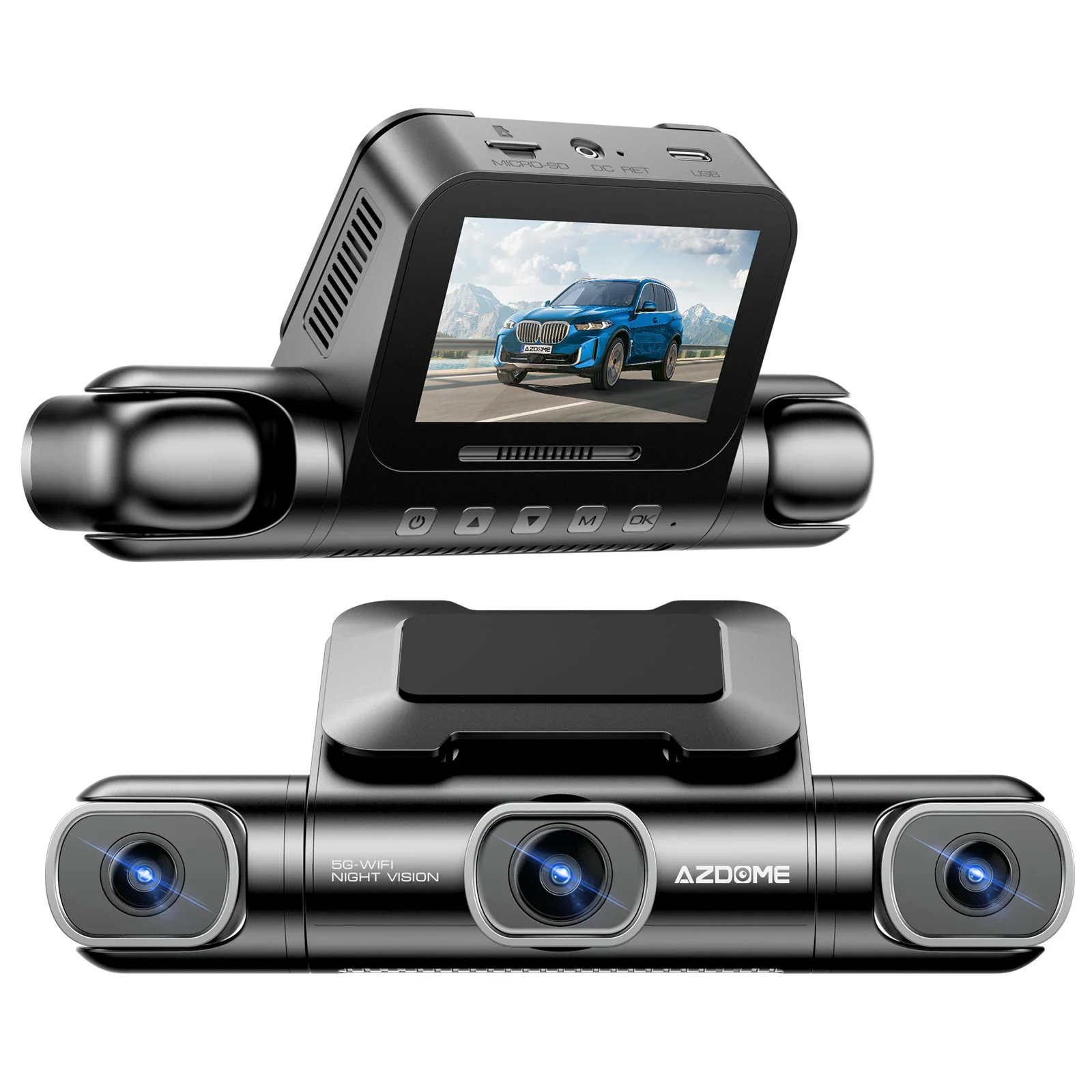 AZDOME M660 Dash Cam for Car 2K+1080P+1080P+1080P Dash Cam 4 Camera G-sensor Dashcam 24H Parking DVR Camera for Car
AZDOME M660 Dash Cam for Car 2K+1080P+1080P+1080P Dash Cam 4 Camera G-sensor Dashcam 24H Parking DVR Camera for Car