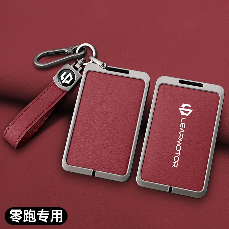Zinc alloy leather car NFC card remote key protection case, suitable for Leapmotor C10 C11 C16 car key card, keychain accessorie
Zinc alloy leather car NFC card remote key protection case, suitable for Leapmotor C10 C11 C16 car key card, keychain accessorie