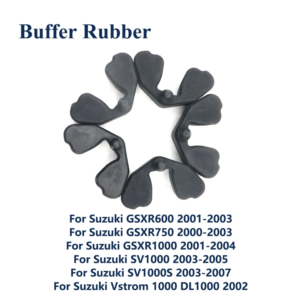 For Suzuki GSXR 600 750 1000 SV 1000 1000S Vstrom 1000 DL1000 Motorcycle Rear Wheel Hub Damper Rubber Buffer Kit Accessories
For Suzuki GSXR 600 750 1000 SV 1000 1000S Vstrom 1000 DL1000 Motorcycle Rear Wheel Hub Damper Rubber Buffer Kit Accessories