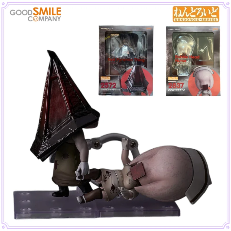 GSC Original Nendoroid Series No.2572&2837 Red Pyramid Thing&Bubble Head Nurse Q Version Painted Plastic Figure Removable Parts
GSC Original Nendoroid Series No.2572&2837 Red Pyramid Thing&Bubble Head Nurse Q Version Painted Plastic Figure Removable Parts
