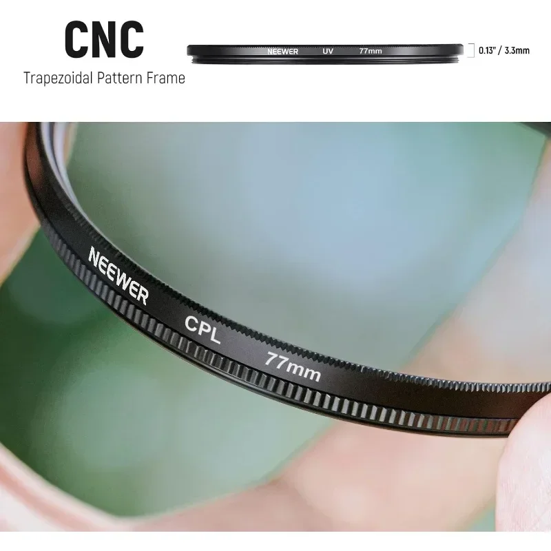 Lens filter kit: UV, CPL, FLD, ND, compatible with DSLR, dimming polarizer to protect fluorescent
Lens filter kit: UV, CPL, FLD, ND, compatible with DSLR, dimming polarizer to protect fluorescent
