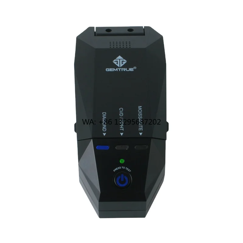 GemTrue Veritas CVD/HPHT Moissanite Tester - Pocket-Sized Self-Calibrating LED Visual & Voice Feedback