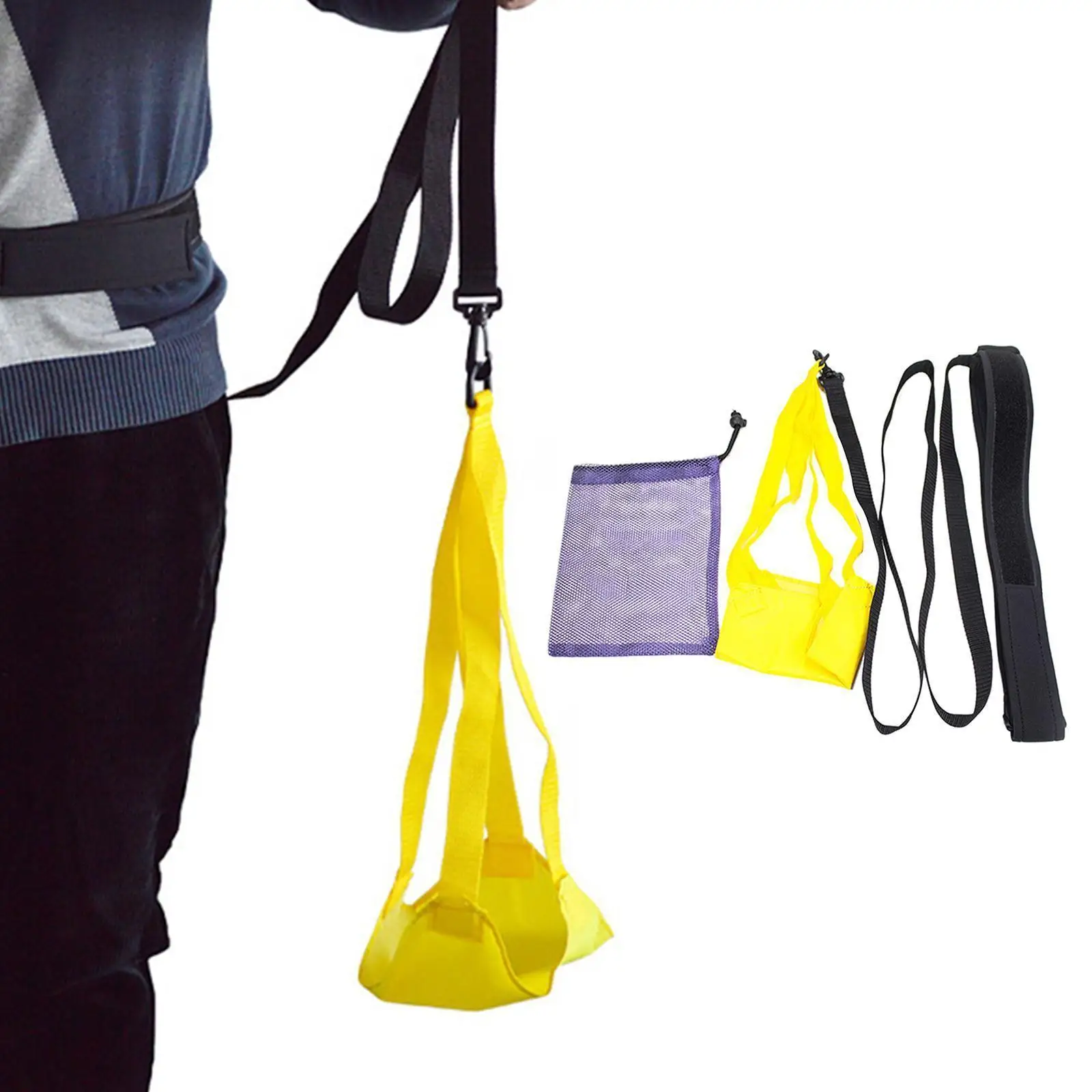 Swimming Resistance Training Equipment Non Elastic Belt Parachute Device for Power Agility in Pool Workout
Swimming Resistance Training Equipment Non Elastic Belt Parachute Device for Power Agility in Pool Workout