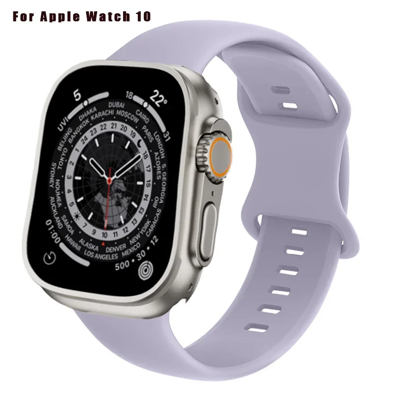 Силиконовый ремешок для Apple Watch 10 46 мм 42 мм Спортивный ремешок для Iwatch Series 9 8 7 6 5 4 3 2 1 49 мм 45 мм 44 мм 41 мм 38 мм Браслет
Силиконовый ремешок для Apple Watch 10 46 мм 42 мм Спортивный ремешок для Iwatch Series 9 8 7 6 5 4 3 2 1 49 мм 45 мм 44 мм 41 мм 38 мм Браслет