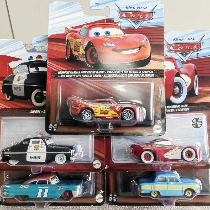 Новые коллекционные машинки Disney Pixar Cars: Металлические модели персонажей, включая Шерифа и Молнии Маккуина, для мальчиков, игрушки-подарки
Новые коллекционные машинки Disney Pixar Cars: Металлические модели персонажей, включая Шерифа и Молнии Маккуина, для мальчиков, игрушки-подарки