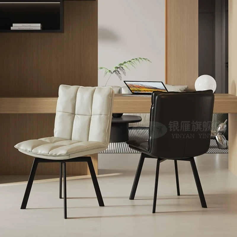 Vanity Ergonomic Dining Chair Nordic Modern Leather Metal Chairs Events Relaxing Cadeiras Salas De Jantar Hotel Furniture
Vanity Ergonomic Dining Chair Nordic Modern Leather Metal Chairs Events Relaxing Cadeiras Salas De Jantar Hotel Furniture