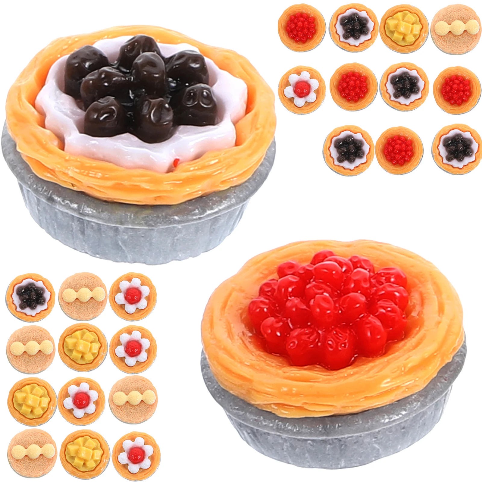 20 pcs Realistic Artificial Egg Tart Accessories for Decoration Display Prop Montessori Educational Toy Cream Resin DIY
20 pcs Realistic Artificial Egg Tart Accessories for Decoration Display Prop Montessori Educational Toy Cream Resin DIY
