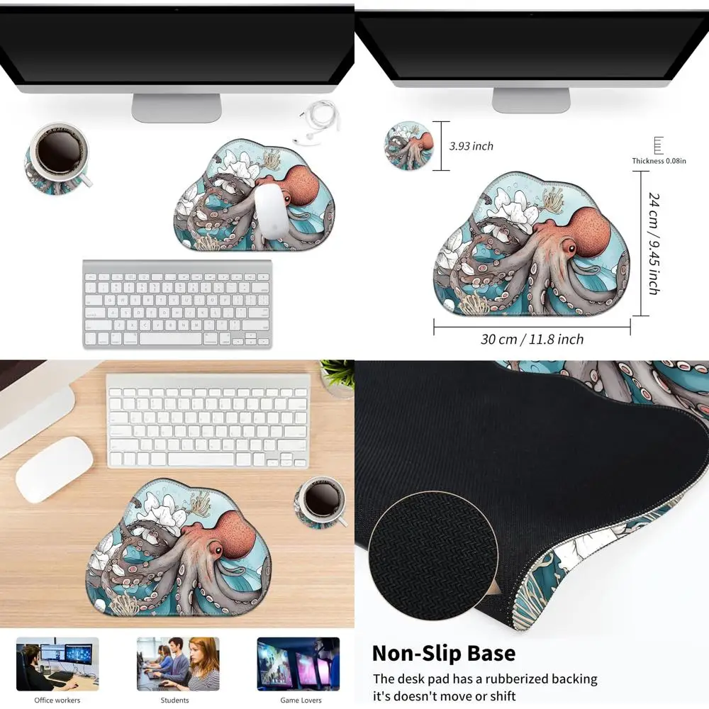 Stylish 11.8x9.4 Inch Black Rubber Base Mouse Pad with Stitched Edges, Suitable for Laptop and Desktop Use
Stylish 11.8x9.4 Inch Black Rubber Base Mouse Pad with Stitched Edges, Suitable for Laptop and Desktop Use