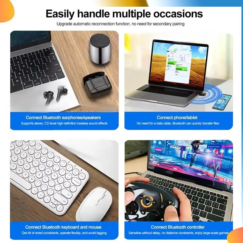 B48A AX900 USB Wifi 6 Bluetooth 5.4 Adapter 2 In 1 Dongle Dual Band 2.4G 5Ghz Network Wireless Receiver Free Driver
B48A AX900 USB Wifi 6 Bluetooth 5.4 Adapter 2 In 1 Dongle Dual Band 2.4G 5Ghz Network Wireless Receiver Free Driver