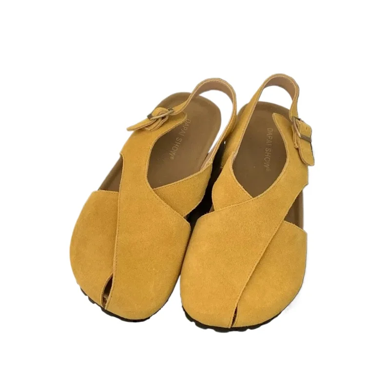 2026 New Spring Summer Retro Toe-Cap Women's Sandals for Outdoors Flat One-Strap Buckle Shoes To Match Skirts Roman Shoes 35-40
2026 New Spring Summer Retro Toe-Cap Women's Sandals for Outdoors Flat One-Strap Buckle Shoes To Match Skirts Roman Shoes 35-40