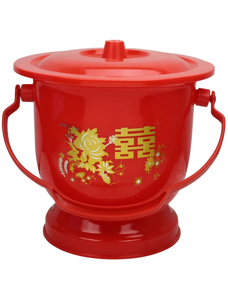 Spittoon Can Wedding Bedpan Adult Chamber Pot Thickened with Lid Urine Bucket Home Night up Female Pregnant Woman Bedroom
Spittoon Can Wedding Bedpan Adult Chamber Pot Thickened with Lid Urine Bucket Home Night up Female Pregnant Woman Bedroom