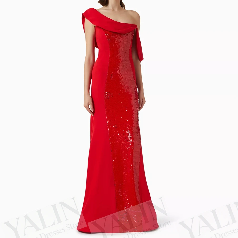 Women's A-line Evening Dresses Floor-length Off The Shoulder Sleeveless Prom Dresses Fashion Sequined Draped Customized Gowns
Women's A-line Evening Dresses Floor-length Off The Shoulder Sleeveless Prom Dresses Fashion Sequined Draped Customized Gowns