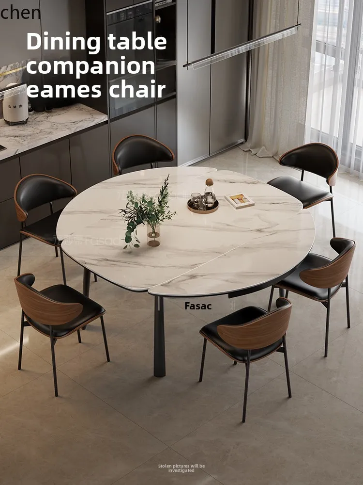 LXC rock slab dining table and chair combination light luxury modern simple household small retractable folding round table
LXC rock slab dining table and chair combination light luxury modern simple household small retractable folding round table