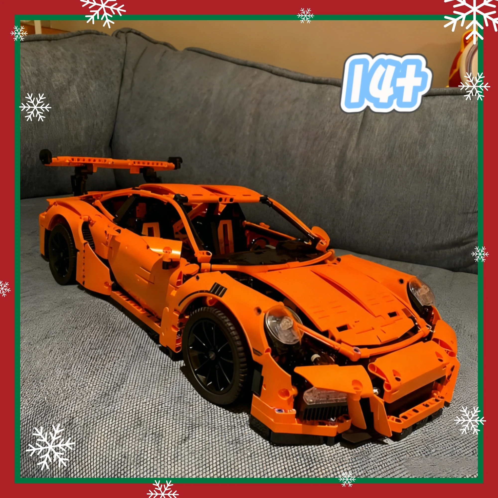 2704 шт. Прибытие 42056 Технический оранжевый GT3 RS RaceCar Суперкар Строительный блок Модель игрушки Известный автомобиль День рождения Рождественский подарок
2704 шт. Прибытие 42056 Технический оранжевый GT3 RS RaceCar Суперкар Строительный блок Модель игрушки Известный автомобиль День рождения Рождественский подарок