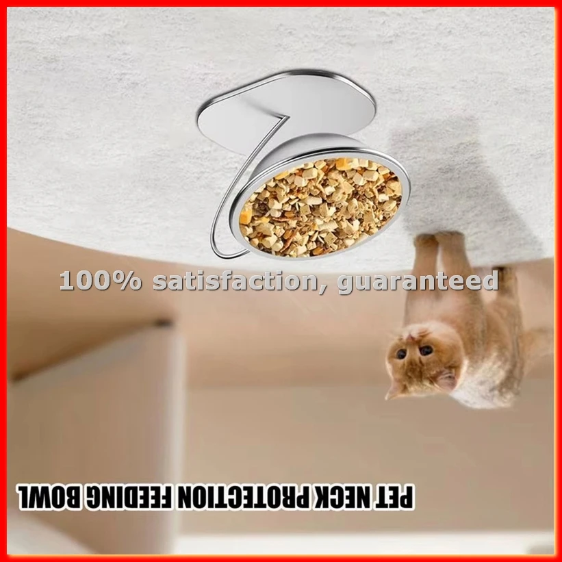 Raised Cat Dish Stainless Steel Dog Food Container Pet Feeding Accessories Large Lifted Cat Bowl with Stable Base-ABAM
Raised Cat Dish Stainless Steel Dog Food Container Pet Feeding Accessories Large Lifted Cat Bowl with Stable Base-ABAM