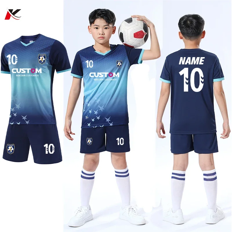 Kid Football Jerseys Customized Children Soccer Uniform Shirts Futsal Sportswear Child Football Tracksuit Boy Sports Suit JLS918
Kid Football Jerseys Customized Children Soccer Uniform Shirts Futsal Sportswear Child Football Tracksuit Boy Sports Suit JLS918