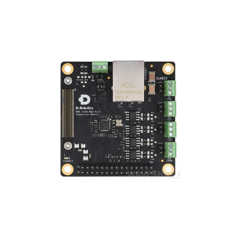 Waveshare D-Robotics RDK S100 MCU Port Expansion Board, Designed For RDK S100 Development Kit,Easy Access To Various Peripherals
Waveshare D-Robotics RDK S100 MCU Port Expansion Board, Designed For RDK S100 Development Kit,Easy Access To Various Peripherals